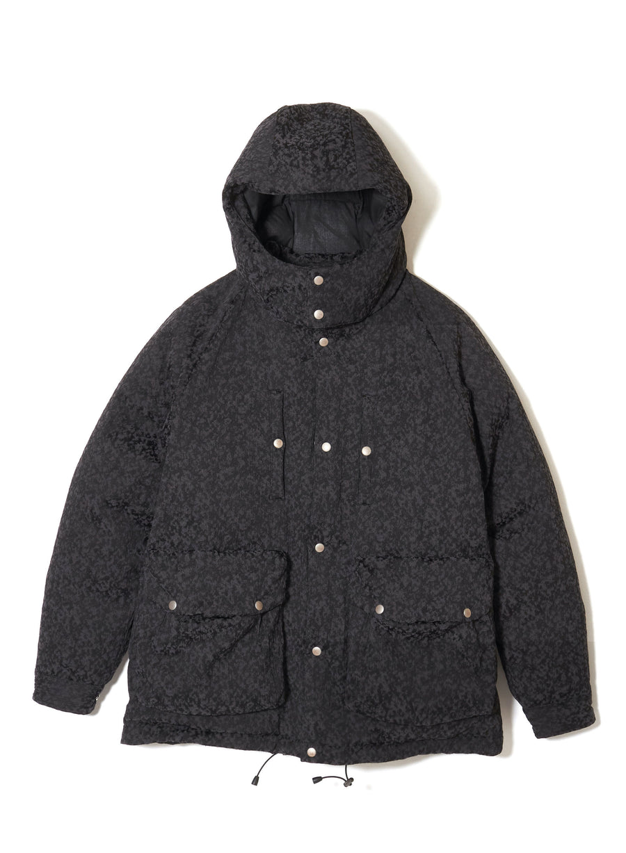 SUGARHILL(シュガーヒル)のURETHANE JACQUARD PUFFER JACKET BLACKの