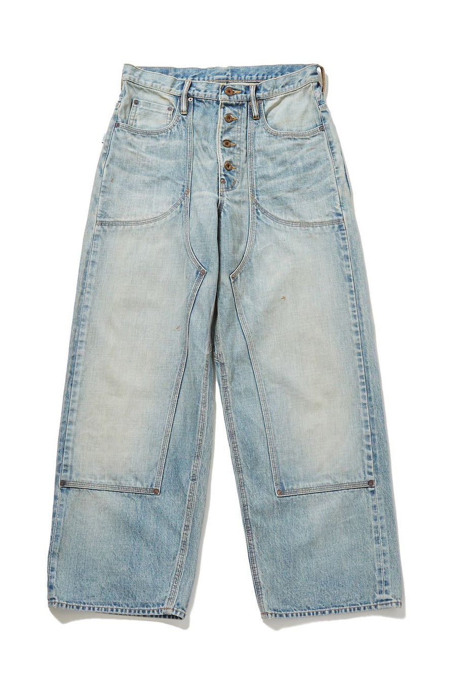 SUGARHILL(シュガーヒル)のFADED DOUBLE KNEE DENIM PANTSの通販