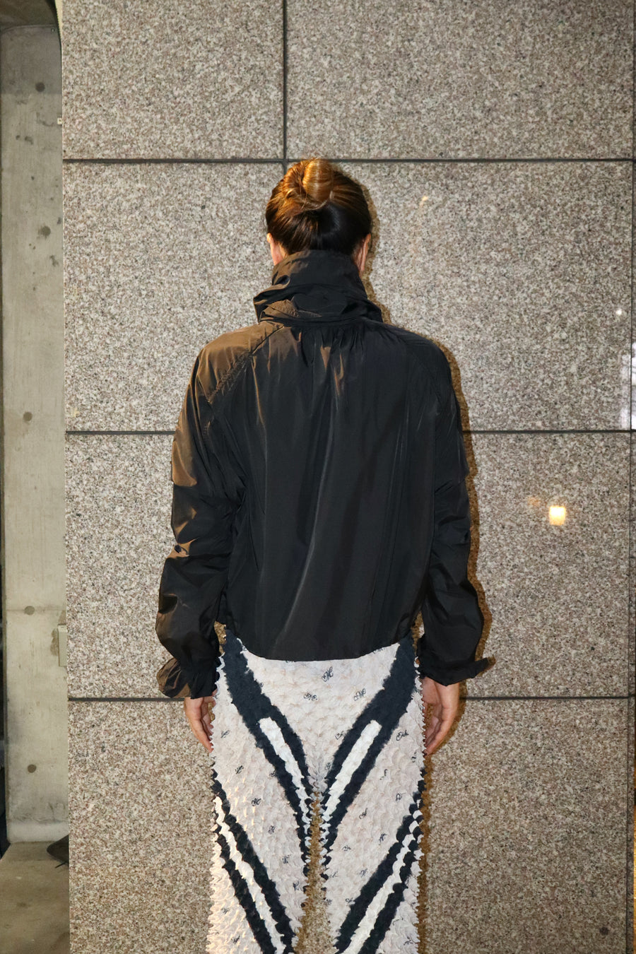 MASU(エムエーエスユー)のNYLON HOODED JACKET BLACKの通販｜PALETTE