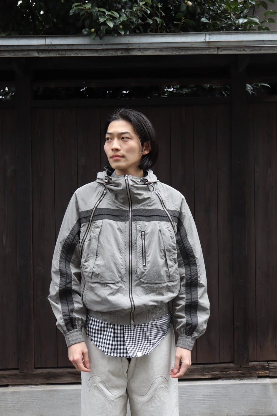 SUGARHILL(シュガーヒル)のNYLON HOODED JACKET GRAYの通販｜PALETTE