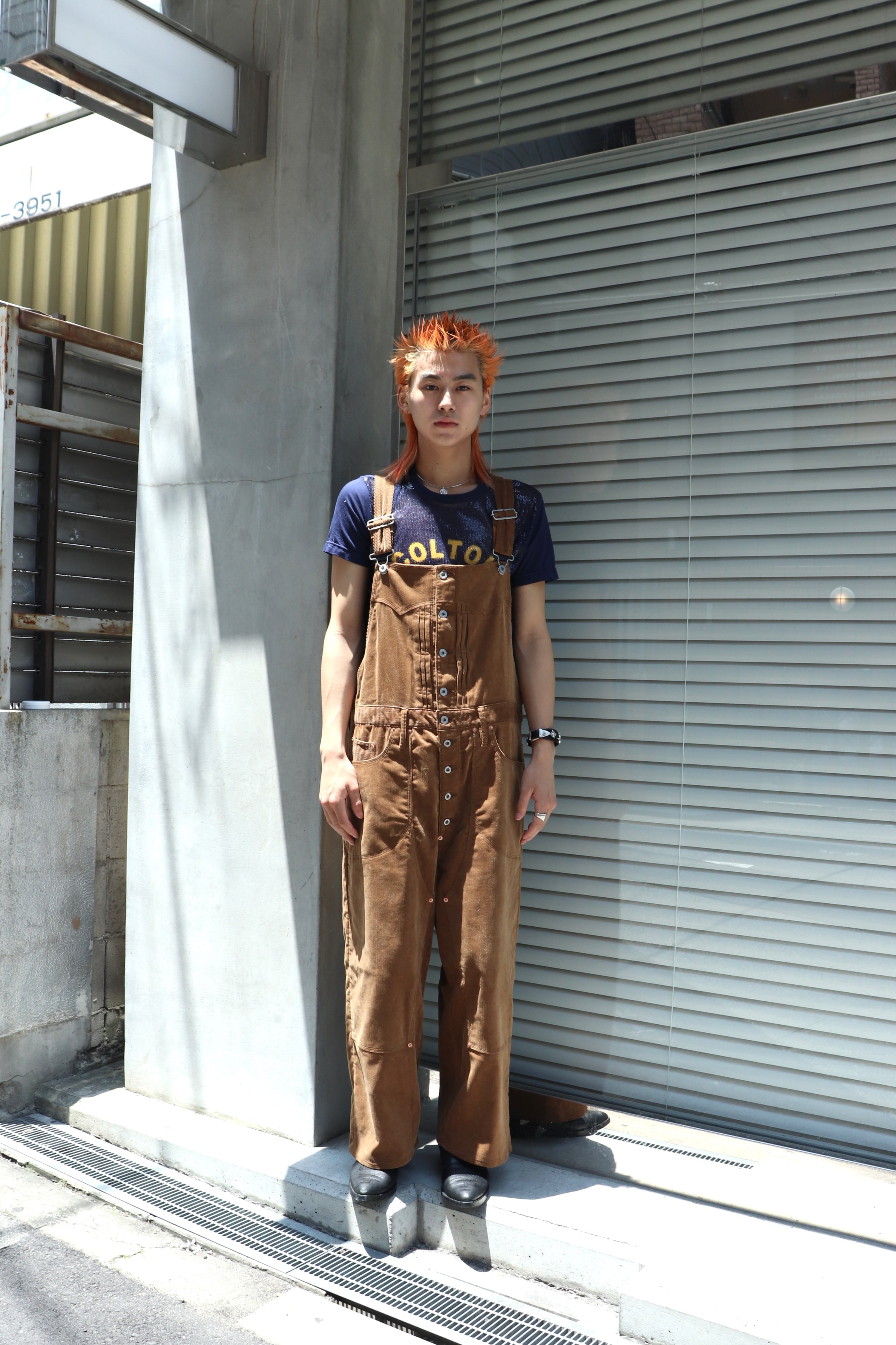 SUGARHILL(シュガーヒル)のCORDUROY OVERALL BROWNの通販｜PALETTE art