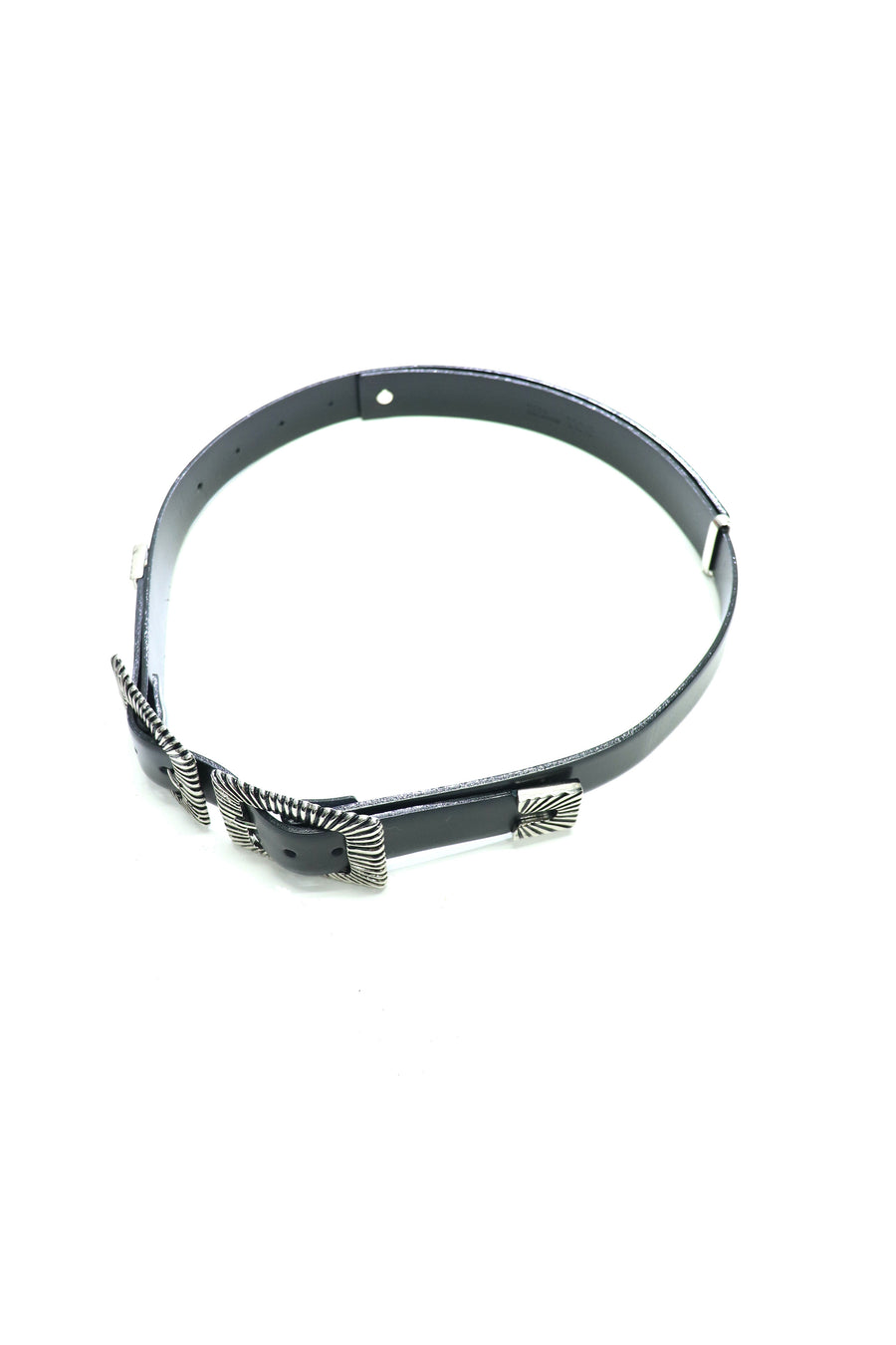 TOGA VIRILIS(トーガ ビリリース)のDouble square buckle belt BLACKの