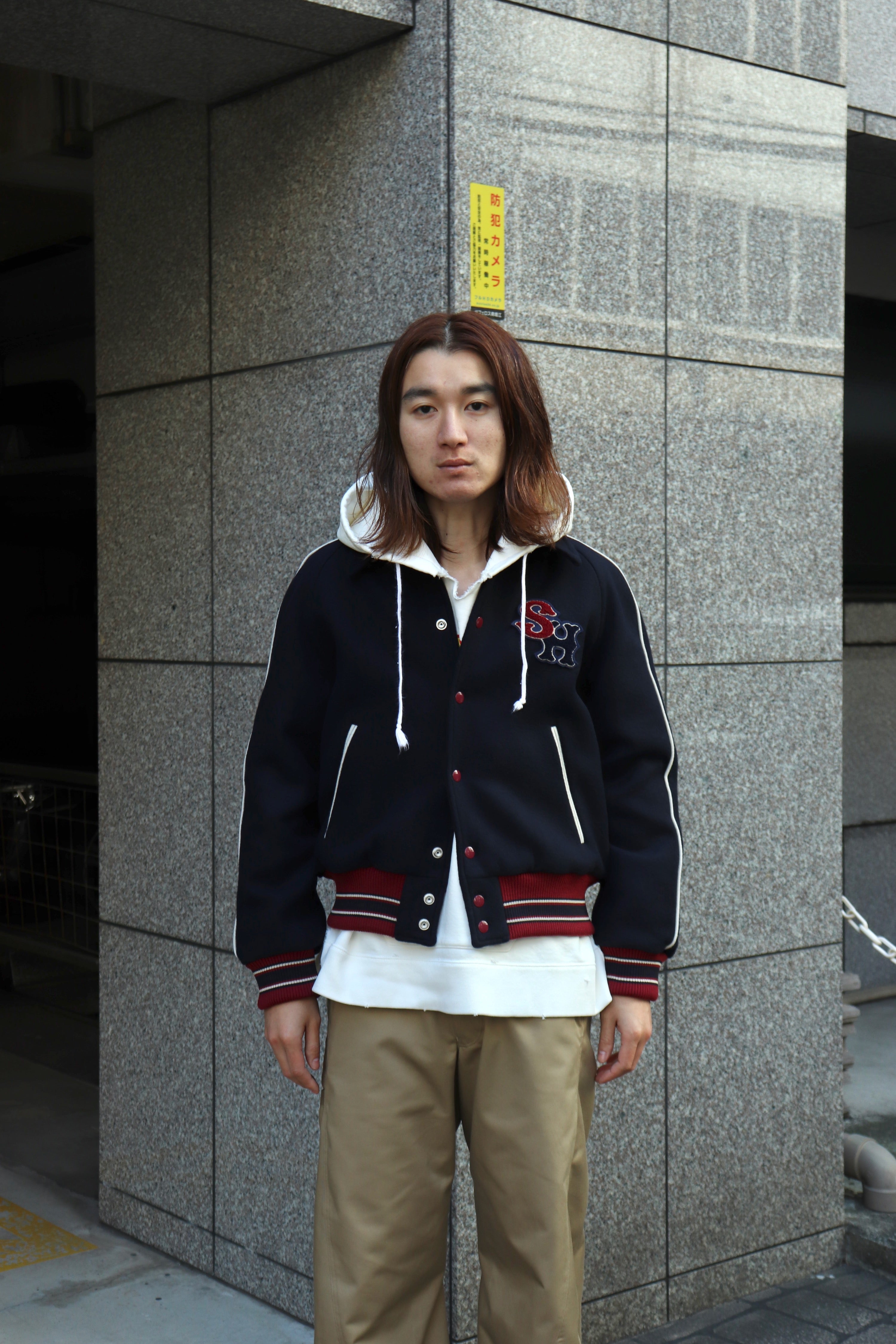 SUGARHILL(シュガーヒル)のMELTON STADIUM JACKET NAVYの通販｜PALETTE