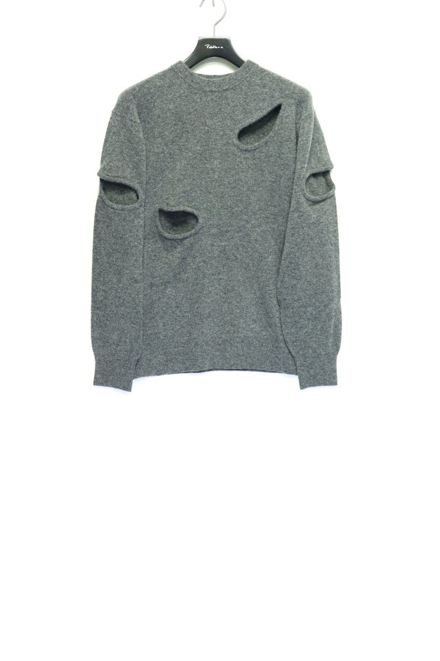 TOGA VIRILIS(トーガ ビリリース)のHole knit pullover GRAYの通販