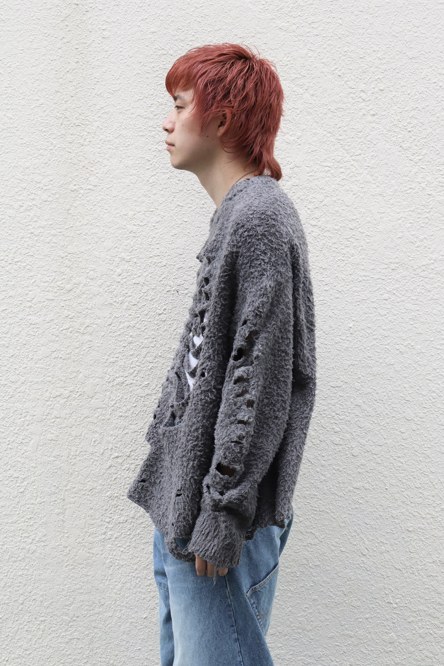 doublet(ダブレット)のRIBCAGE KNIT PULLOVER GRAYの通販｜PALETTE art