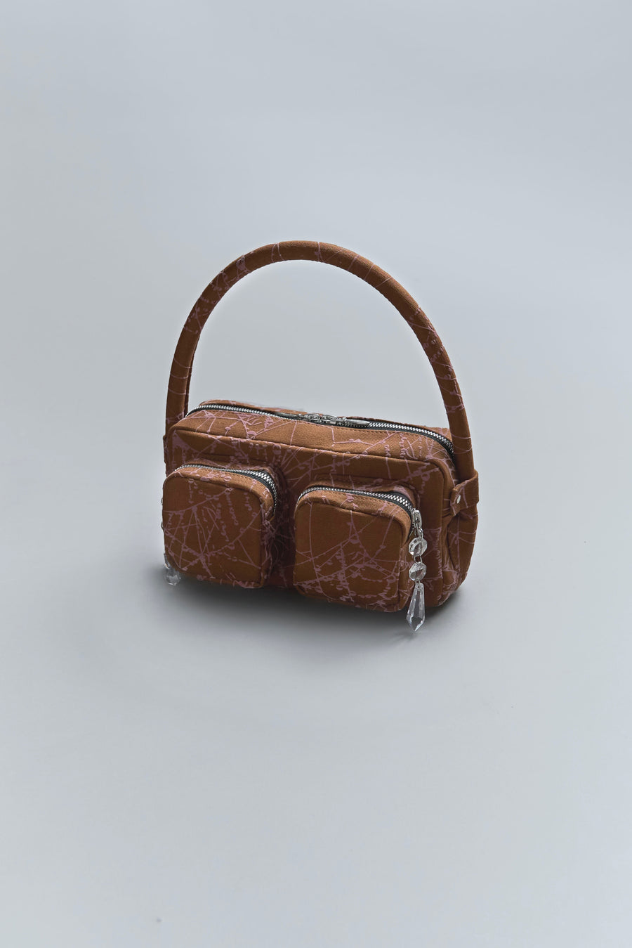 MASU(エムエーエスユー)のFLOCKY WEB MINI BAG BROWN(バッグ)の通販