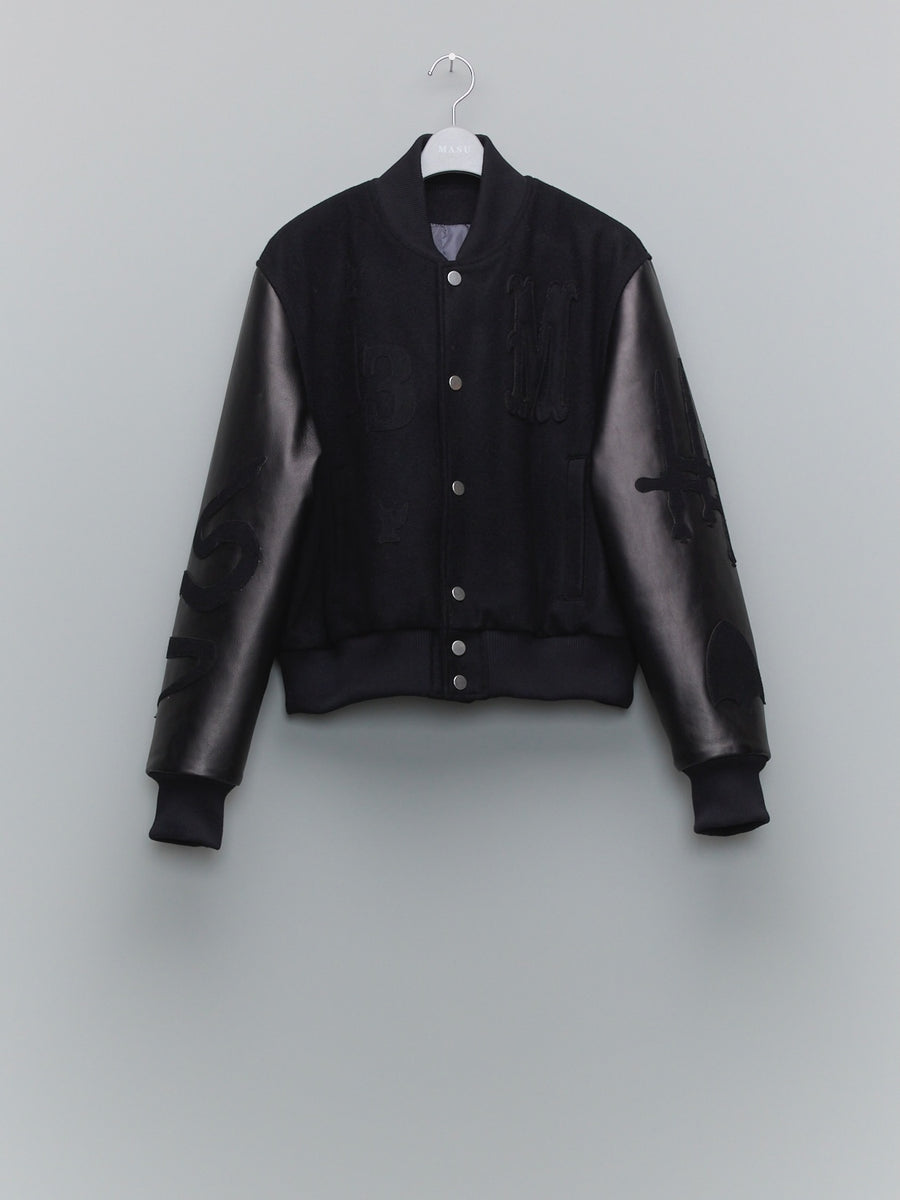 MASU(エムエーエスユー)のMASU VARSITY JACKET BLACKの通販｜PALETTE