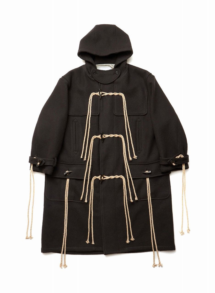 SUGARHILL(シュガーヒル)のCORDED DUFFLE COAT CHARCOAL BLACKの通販