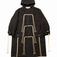 SUGARHILL(シュガーヒル)のCORDED DUFFLE COAT CHARCOAL BLACKの通販