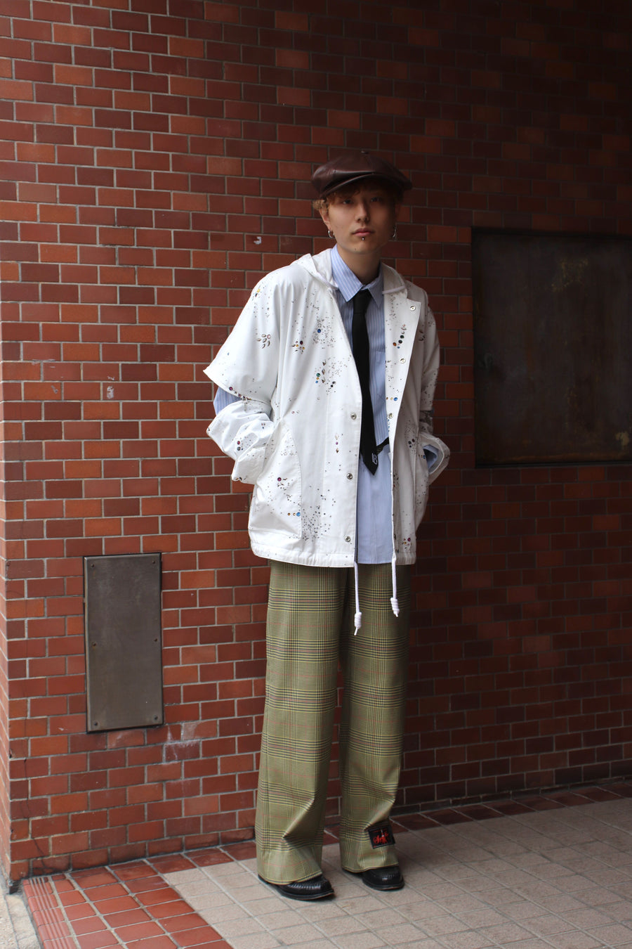 SOLARIS(ソラリス)のHORSEHIDE CASQUETTE DEEP-OLD BOY BROWNの通販