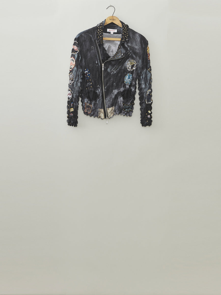 MASU(エムエーエスユー)のPOPCORN BIKER JACKETの通販｜PALETTE art