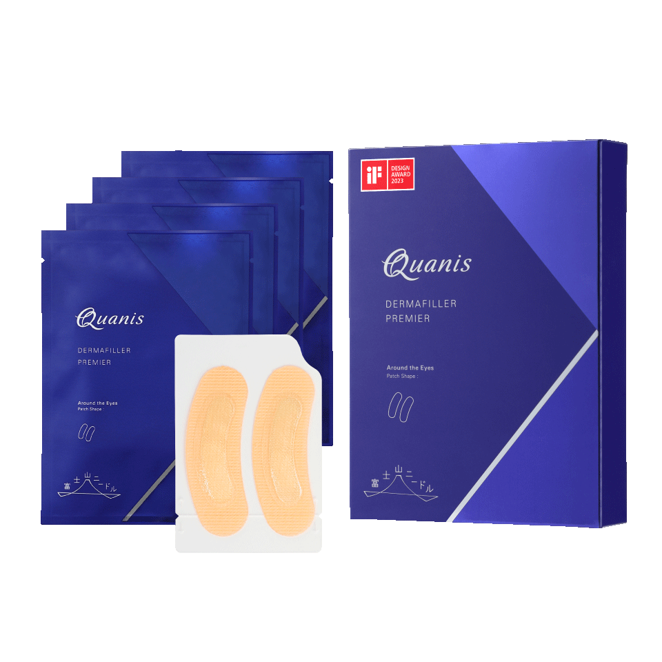 クオニス ダーマフィラープレミア 4回分 - 目元用マイクロニードル