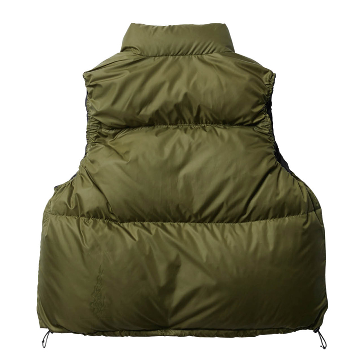 Evisen FUJI REVERSIBLE DOWN VEST Black/Olive - PAGER TOKYO : PAGER