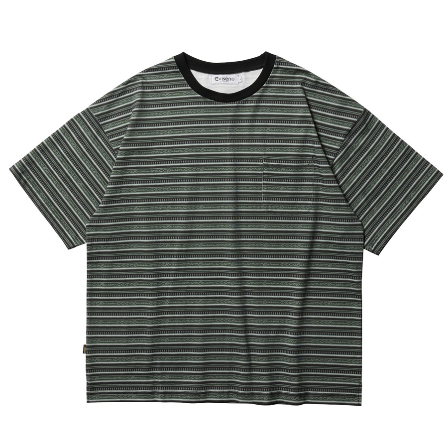 Evisen WAFFLE MOHAIR CREWNECK Black x White - PAGER TOKYO : PAGER