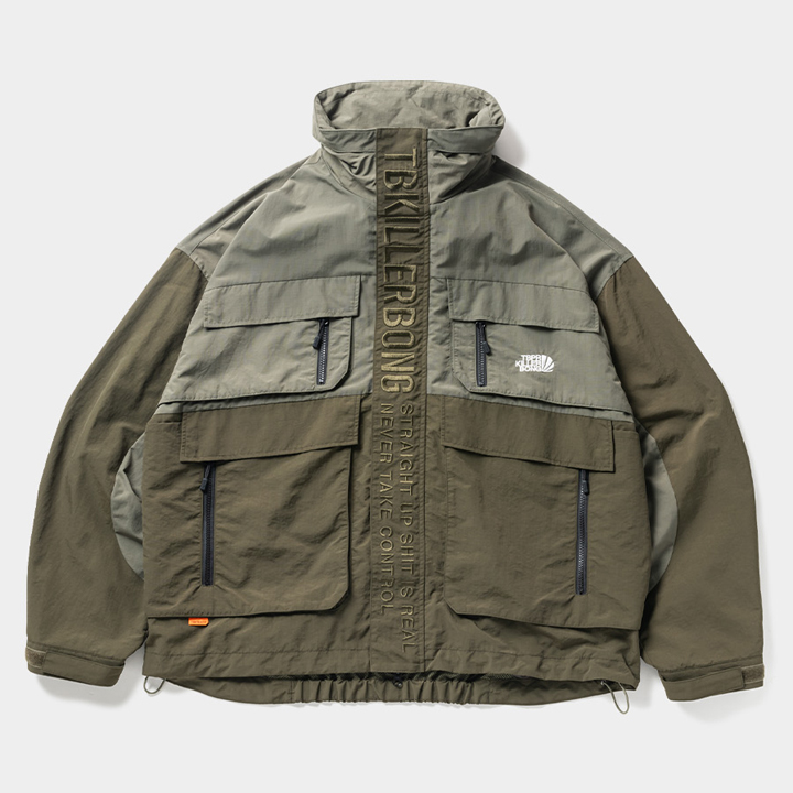 TIGHTBOOTH × KILLER BONG CYBORG TACTICAL JKT Olive - PAGER TOKYO