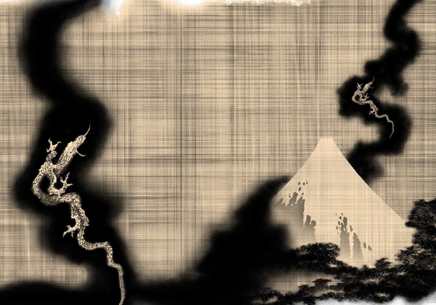 富士越龍 | 京友禅アロハシャツ Pagong ～パゴン