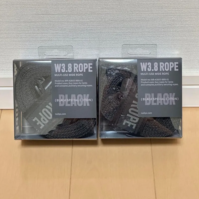 Nullpixel - W3.8 Rope Black Edition Multiuse Wide Rope - Pahlawan