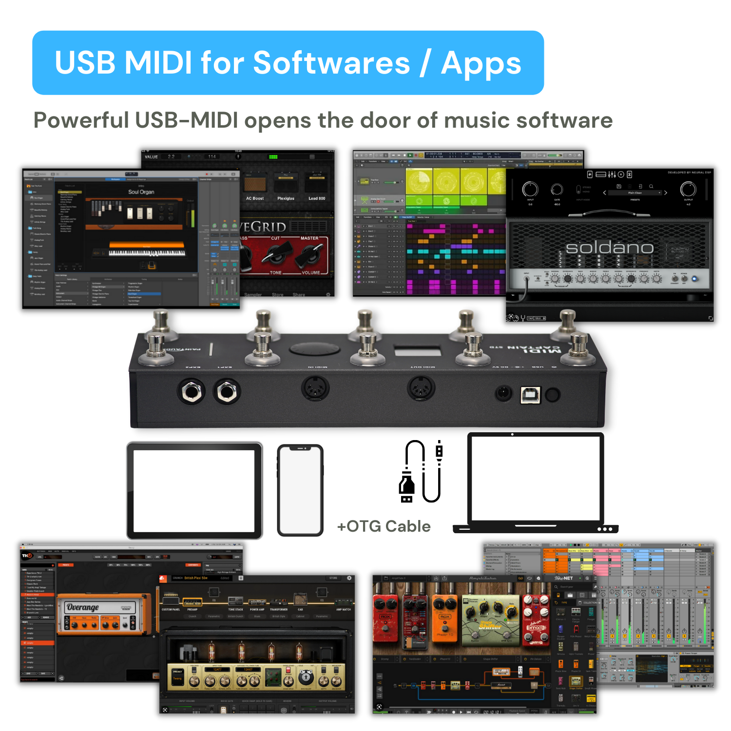 MIDI Captain STD Vesion (Black) – PaintAudio