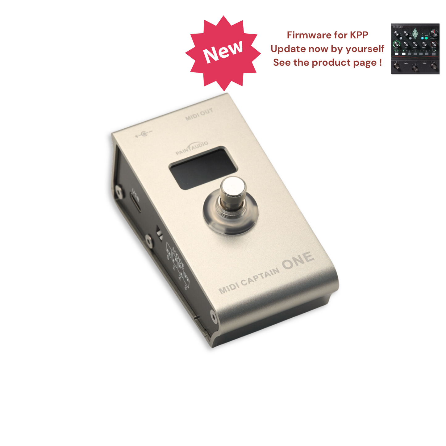 MIDI Captain ONE Controller with HID Multi-state Cycling – PaintAudio