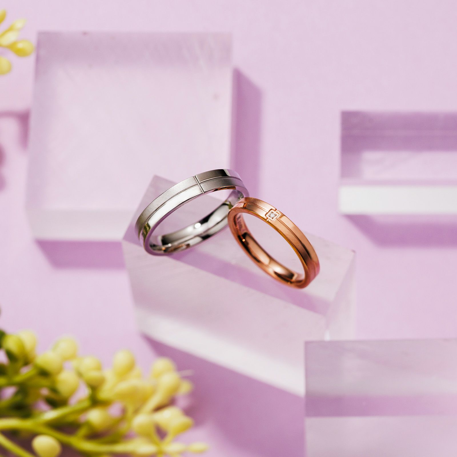 ペアリング ステンレス 4SUR030GO&4SUR031SV｜white clover【公式通販】