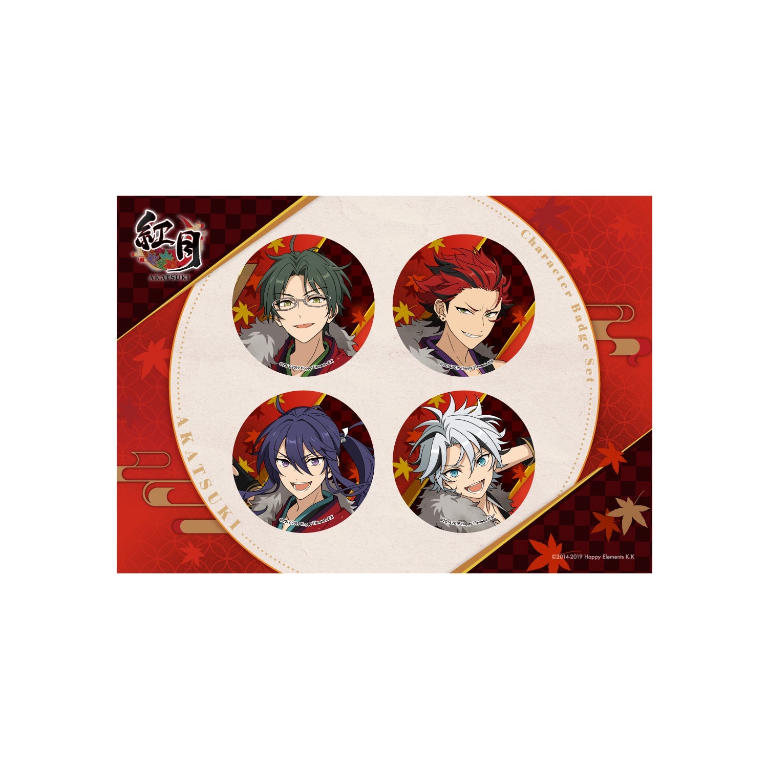 キャラバッジセット ［紅月］ – pattythree公式通販サイト