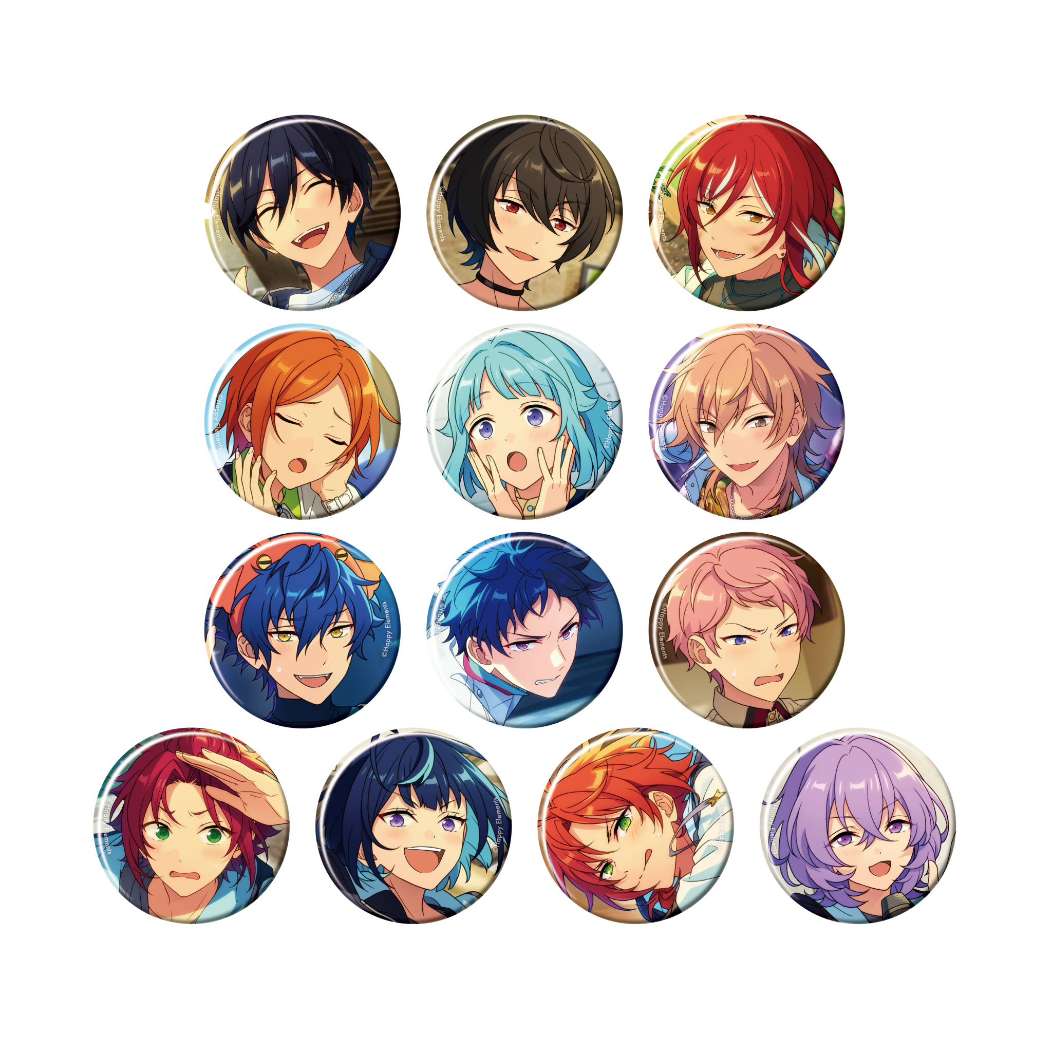 あんスタ 中国 缶バッジ 星の向こう 星之所向 三毛縞斑 55点 あんスタ