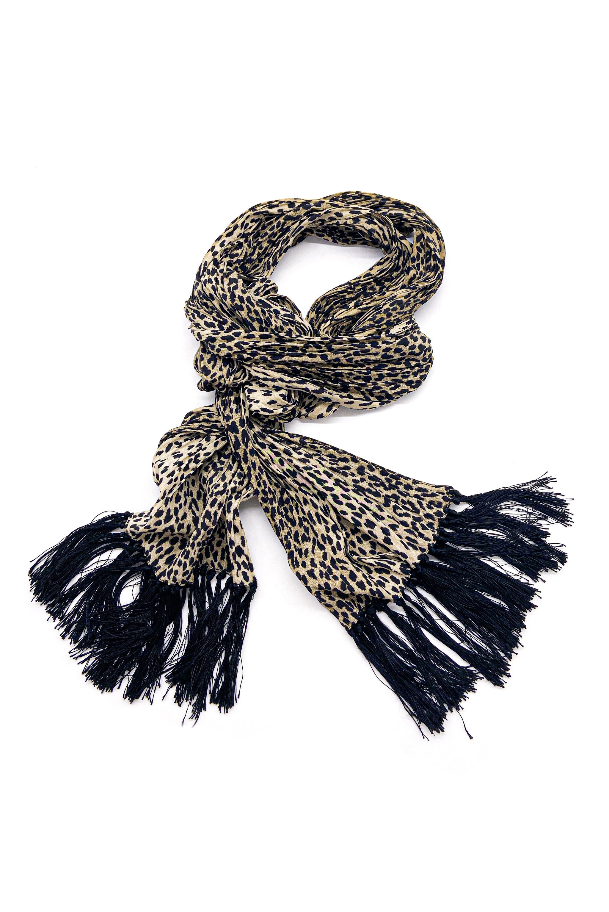 Saint Laurent Paris by Hedi Slimane Leopard Baby Cat Print Skinny