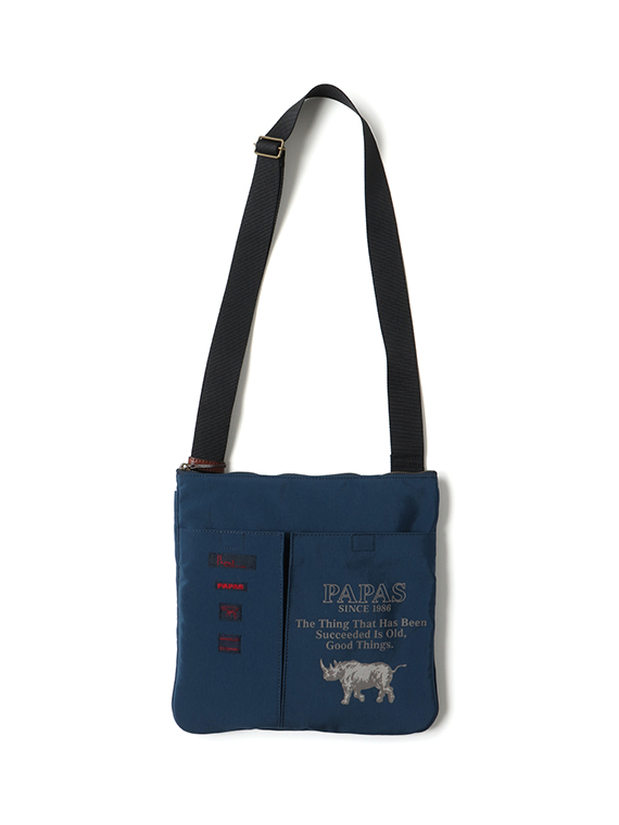 ナイロンショルダーバッグ【ロゴ＋サイ】（MEN雑貨・シューズ・バッグ