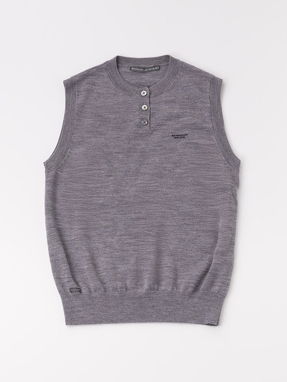 SALE】ウルトラファインウール ヘンリーネックニットベスト（WOMEN