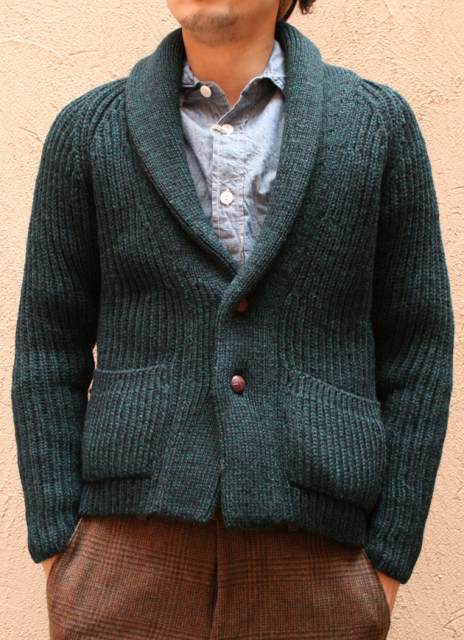 BLACKSHEEP】ショールカラーニットカーディガン新入荷分アップしました