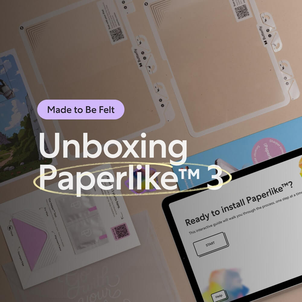 Paperlike™ 3 – iPad Screen Protector for Paper-Feel Writing & Drawing