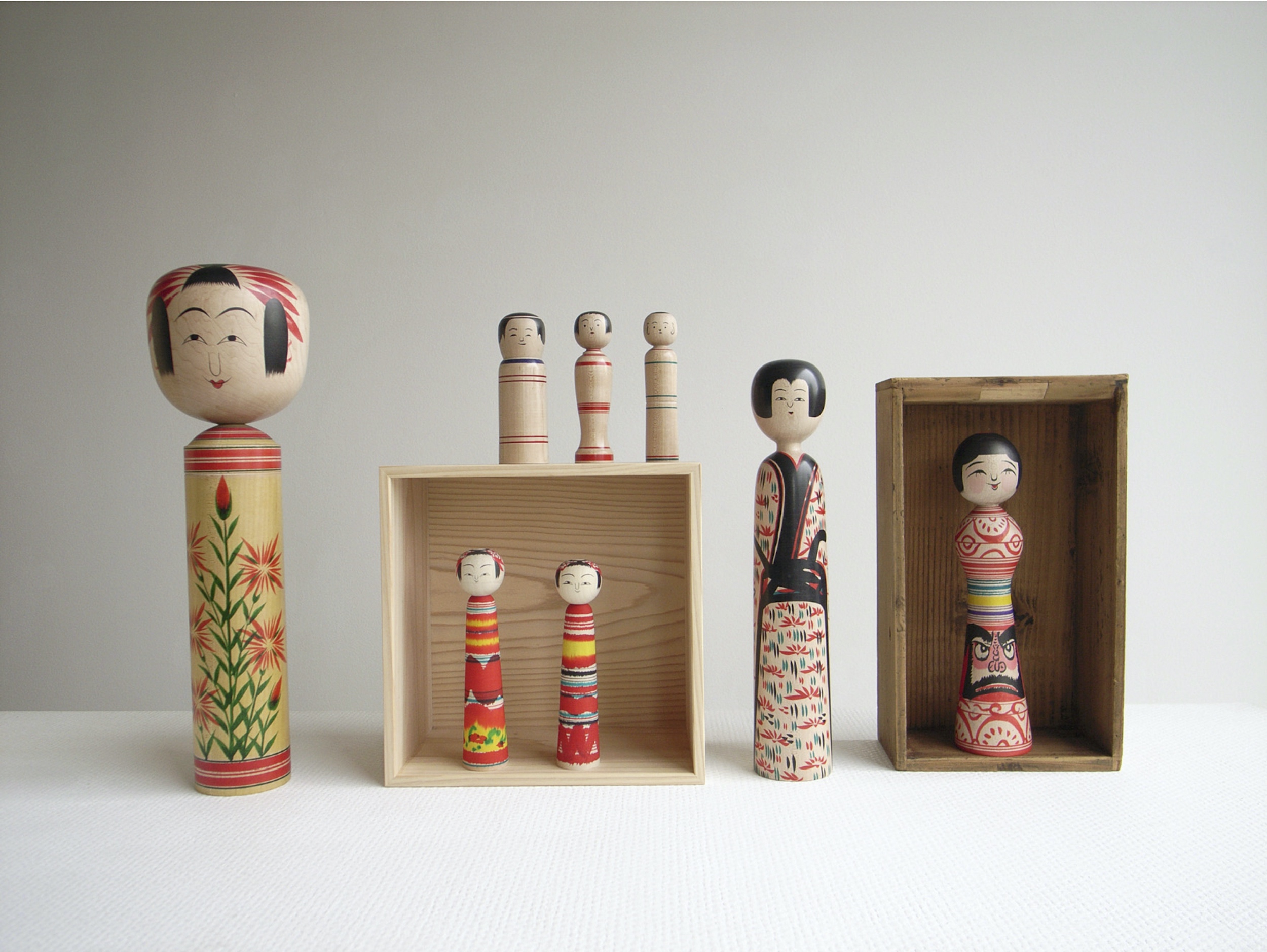 ⭕️⭕️2尺大型 伝統こけし 姫子松材 木地山こけし 現代の名工 小椋