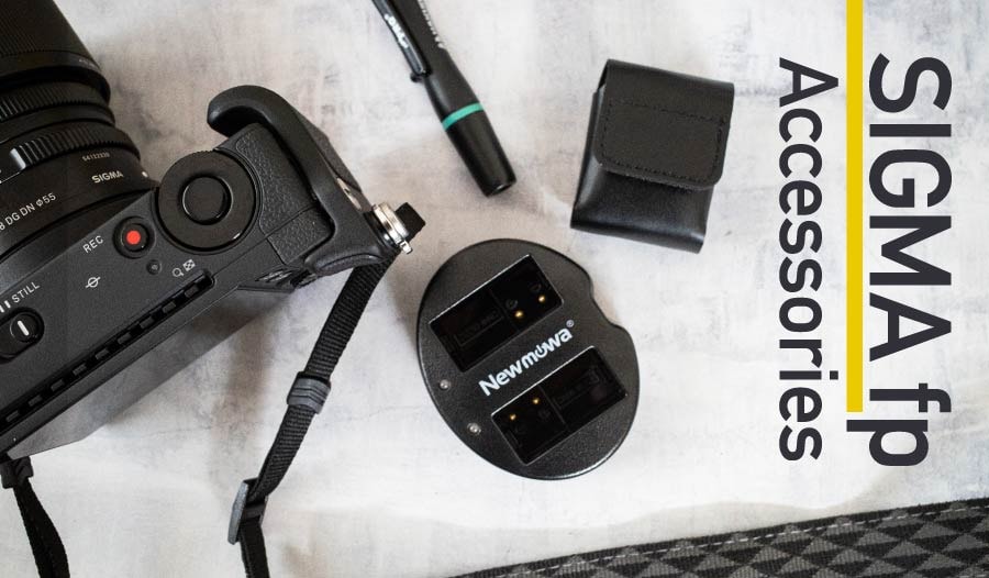 SIGMA fp (シグマエフピー)】予備バッテリーとハンドグリップなど