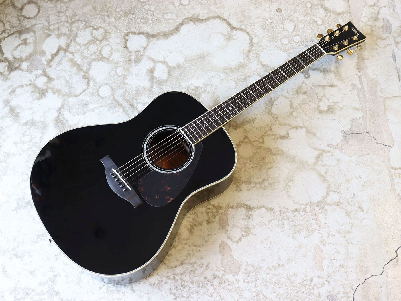 中古】YAMAHA LL6 A.R.E エレアコ Black オリジナルジャンボサイズ