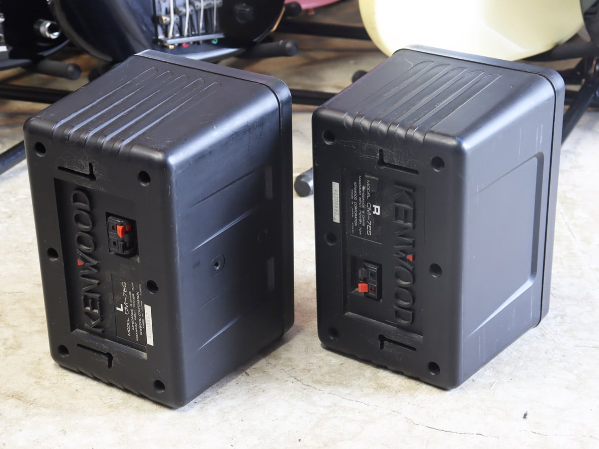 ケンウッド スピーカー CM-7ES SR-CM7 スピーカースタンドペア