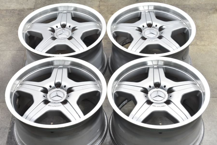 程度良好 正規品】AMG Gクラス G55 純正 18in 9.5J +50 PCD130 4本