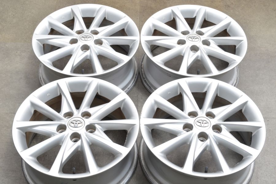 スタッドレス用等に】トヨタ プリウスα 純正 17in 7J +45 PCD114.3 4本