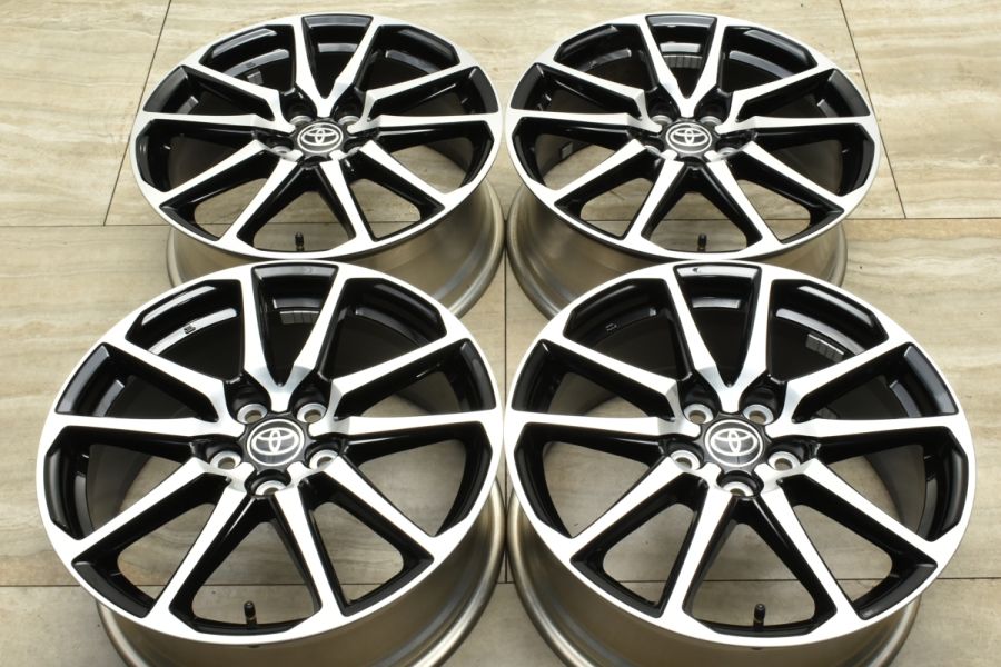 新車外し品 美品】ヤリスクロス GRスポーツ 純正 18in 7.5J +50 PCD114