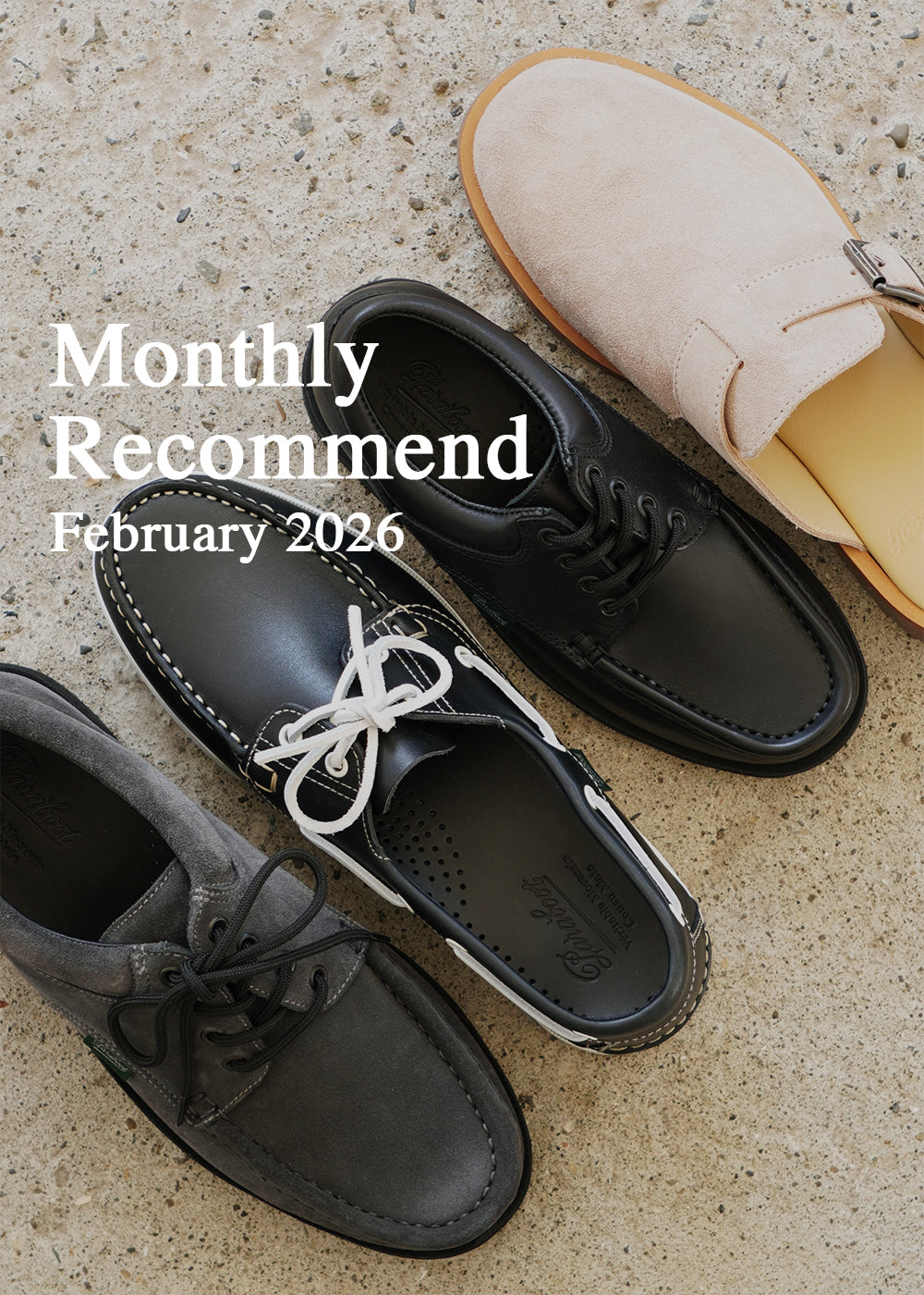 Monthly Recommend Feb.2026 – Paraboot