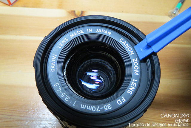 CANON NEW FD 35-70 F3.5-4.5 のジャンクレンズの分解修理 Get'n