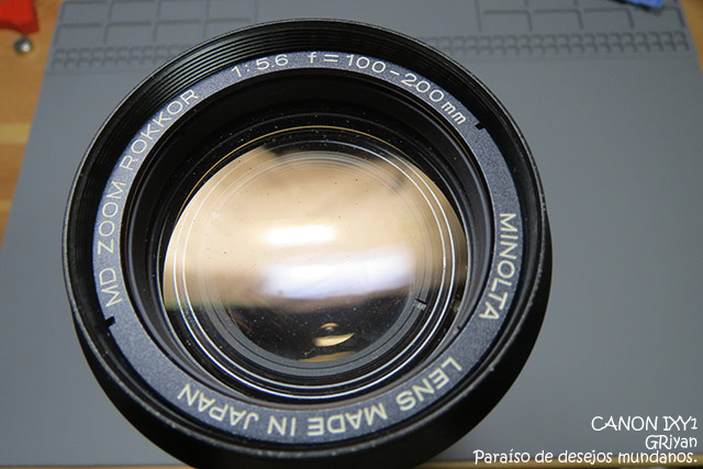 MINOLTA MD ZOOM ROKKOR 100-200mm F5.6 ジャンクレンズの分解修理