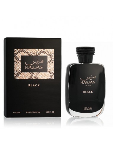 Rasasi, Hawas Black, for Him, apa de parfum, de barbat, 100 ml