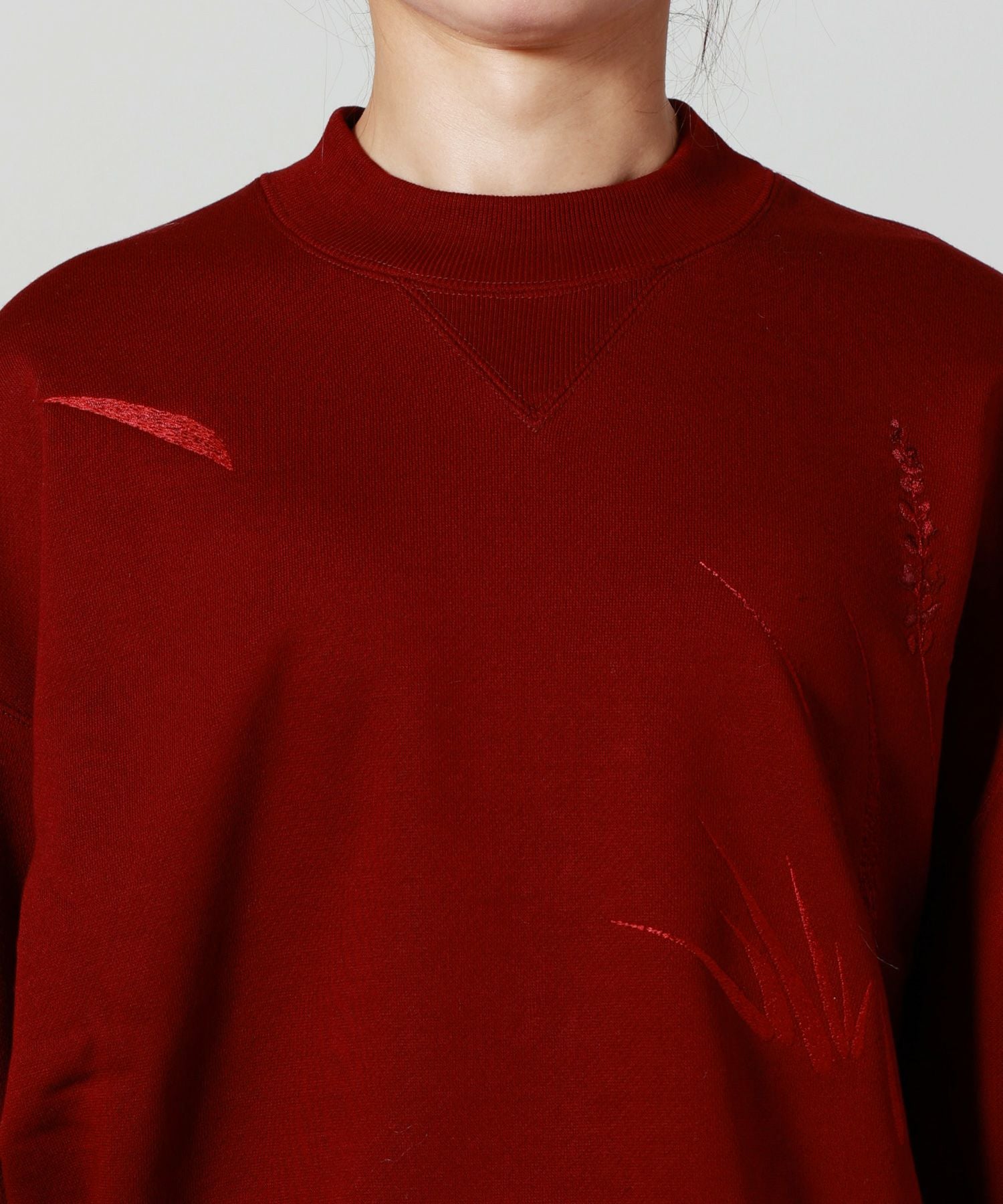 Mame Kurogouchi(マメ クロゴウチ)】Floral Motif Embroidered