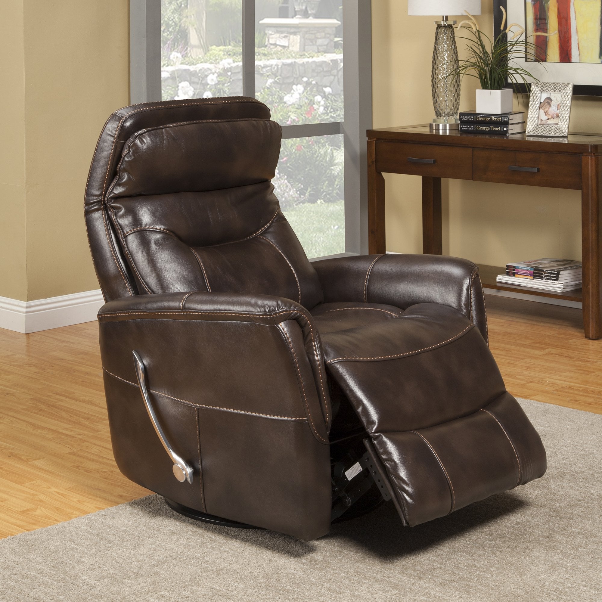 GEMINI - TRUFFLE Manual Swivel Glider Recliner - Parker House