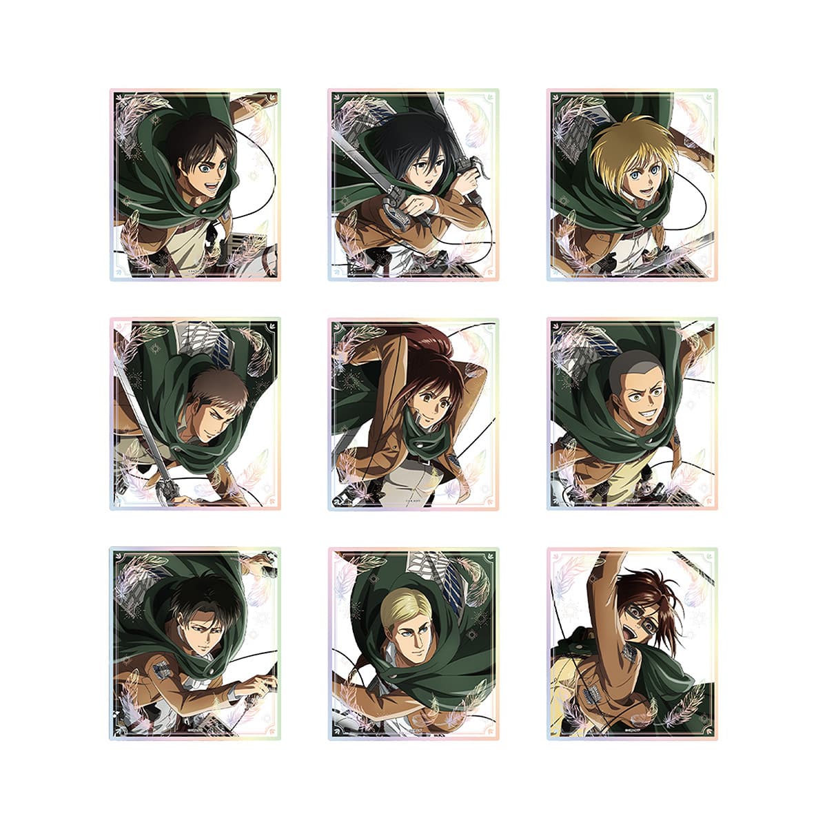 進撃の巨人 Attack on Memory ～記憶への進撃～ オーロラクリア色紙