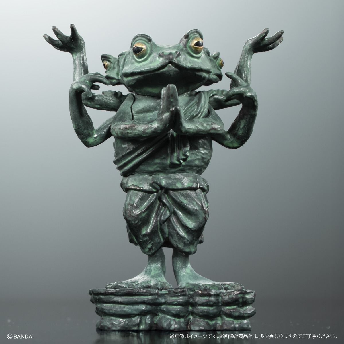 ART IN GASHAPON カエルの弥勒菩薩像と阿修羅像 | ナムコパークス