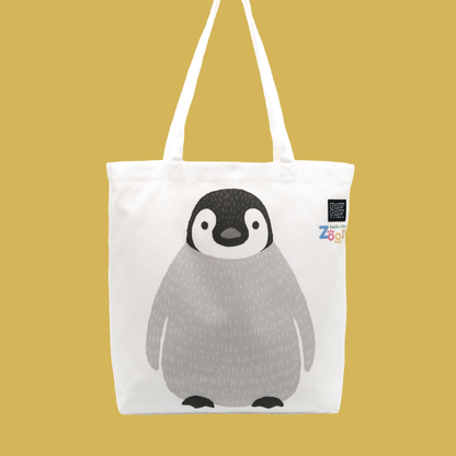 PAWPAW DESIGN × 京都市動物園】 トートバッグ「コウテイペンギン」