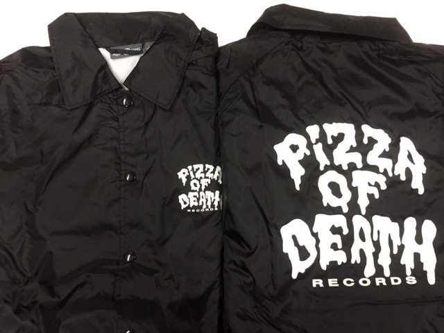 お待たせしました！PIZZA OF DEATHコーチジャケット XS、L,XLと