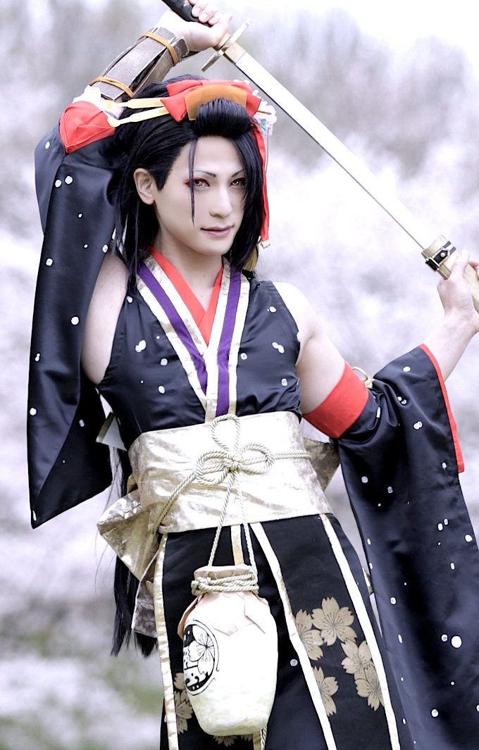 刀剣乱舞-ONLINE- 次郎太刀:霜月紫 #刀剣乱舞 #次郎太刀 #コスプレ