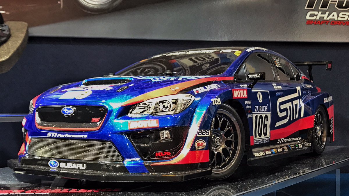 新製品速報】1/10RCカー『SUBARU WRX STI NBRチャレンジ（TT-02